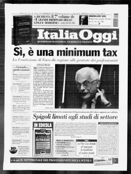 Italia oggi : quotidiano di economia finanza e politica